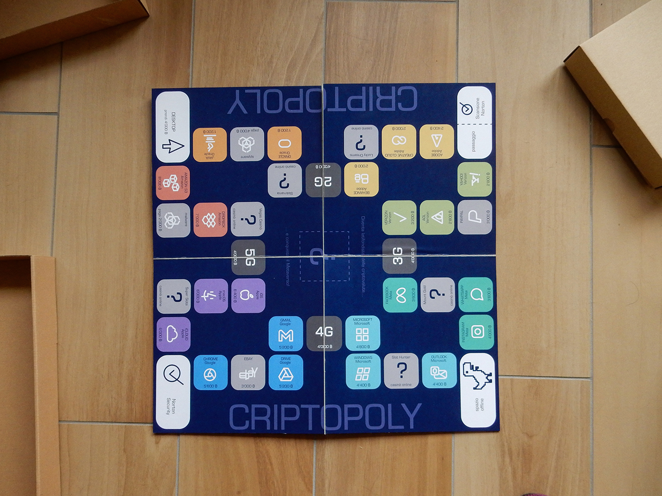 tabellone gioco da tavola