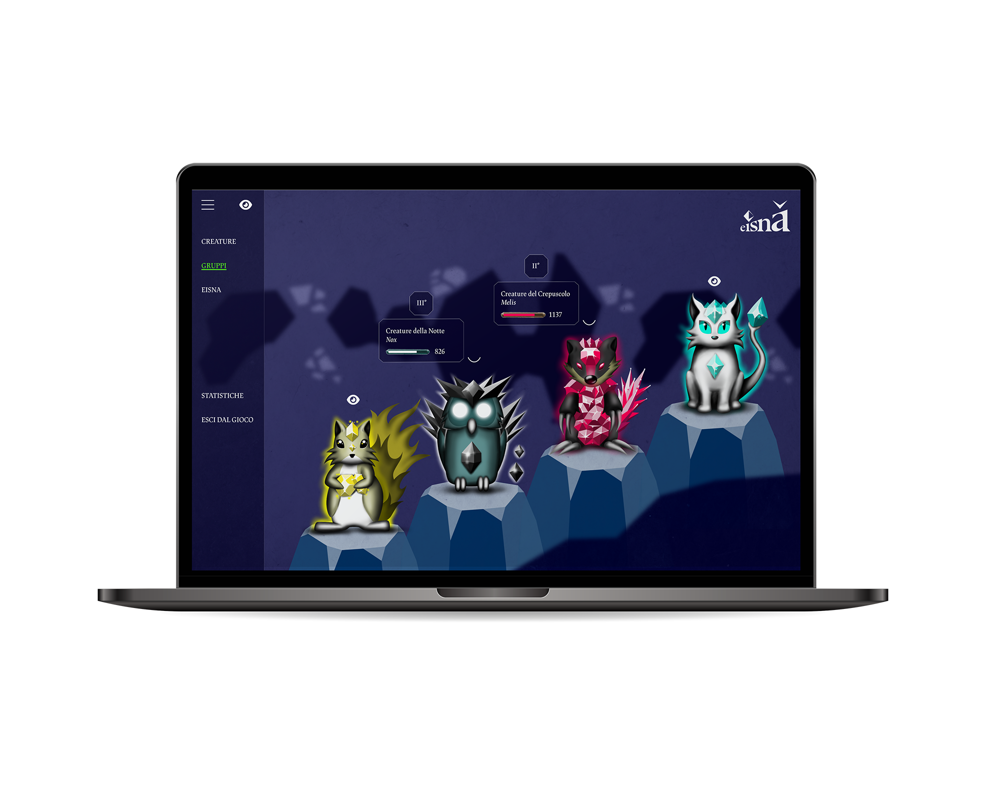mockup videogioco PC