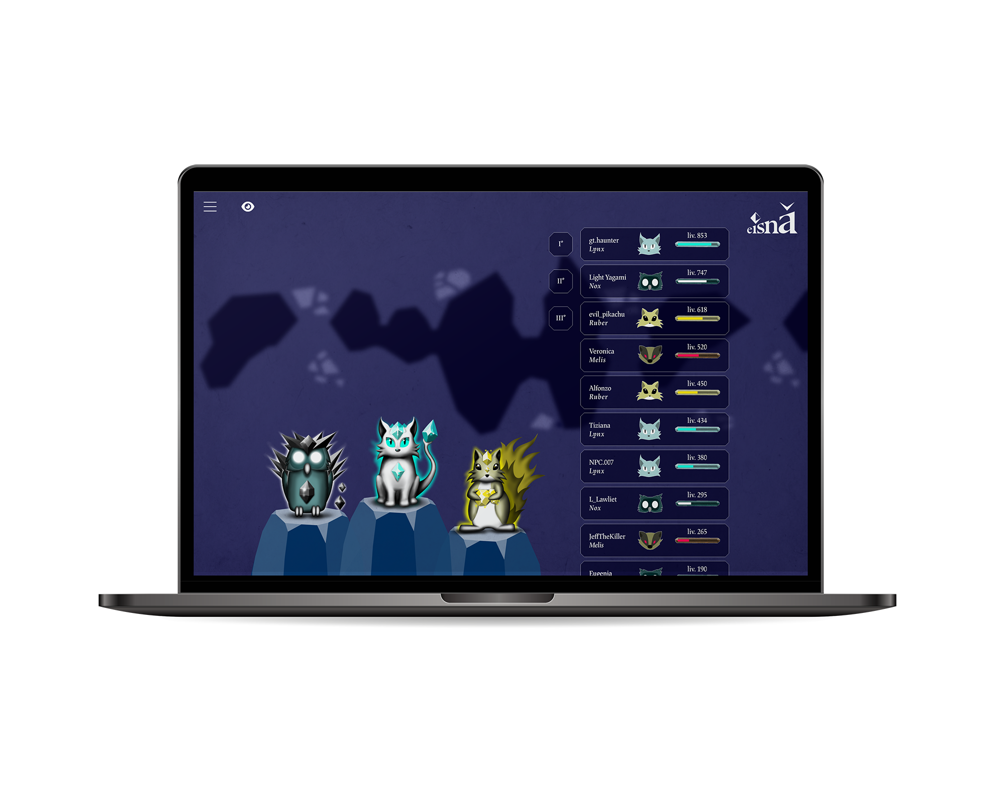 mockup videogioco PC