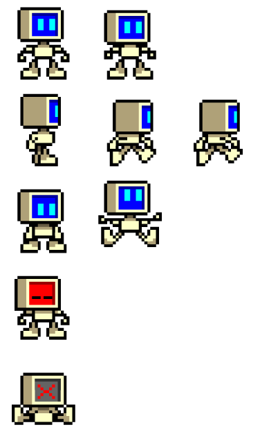 personaggio computer